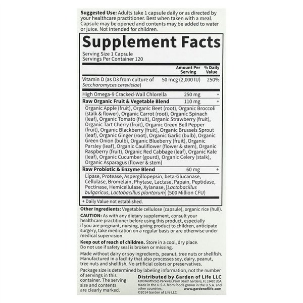 Vitamin Code Raw D3, 2000 IU - 120 vcaps