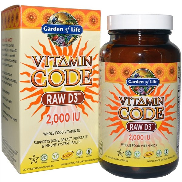 Vitamin Code Raw D3, 2000 IU - 120 vcaps
