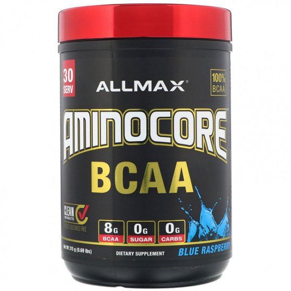 Aminocore BCAA, mėlynųjų aviečių skonio - 315 g