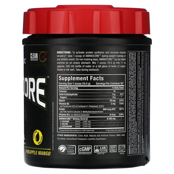 Aminocore BCAA, ананас-манго - 945 г