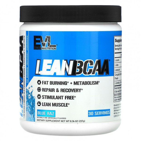 Liesas BCAA - bez stimulatoriem, Blue Raz - 237g