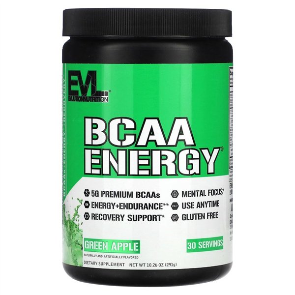 BCAA Energy, žalias obuolys - 291g