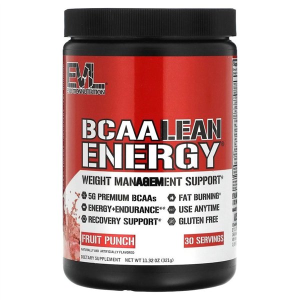 BCAA Lean Energy, Fruit Punch - 321g