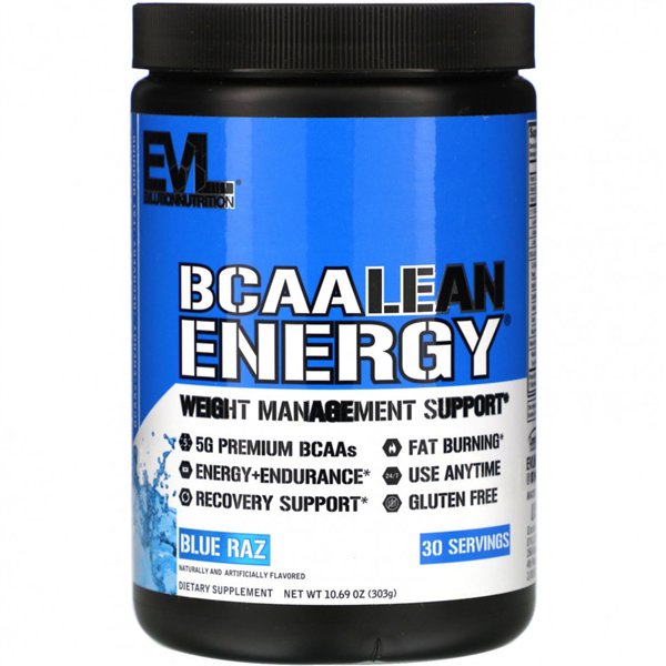 BCAA Lean Energy, Blue Raz - 303g