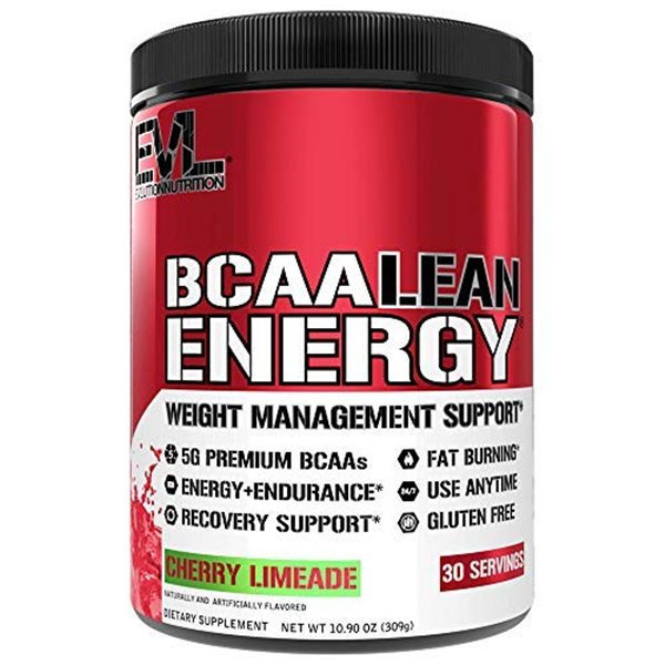 BCAA Lean Energy, ķiršu-laima sīrups - 309g