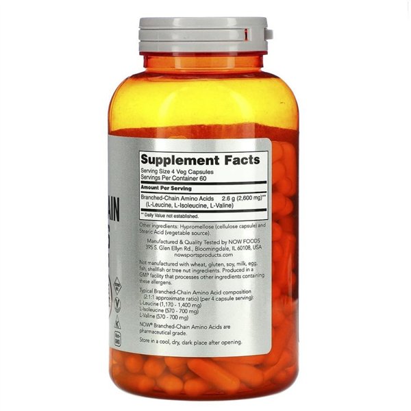 Branched-Chain Amino Acids - 240 vcaps