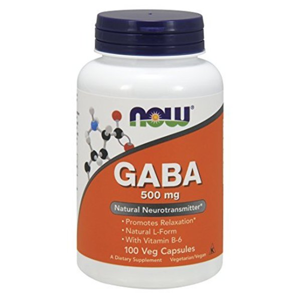 GABA ar B6 vitamīnu, 500 mg - 100 v-kapsulas