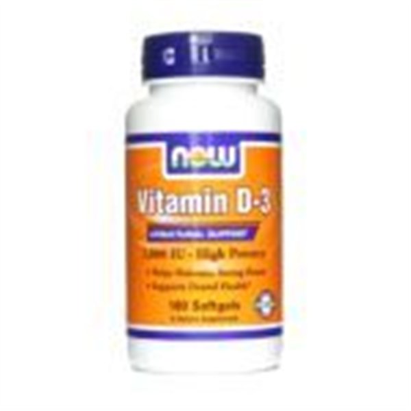 Vitamin D-3, 1000 IU - 180 softgels