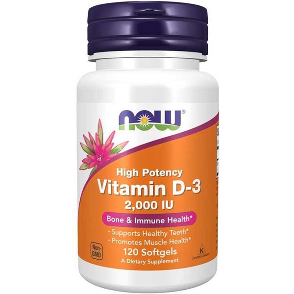 Vitamin D-3, 2000 IU - 120 softgels