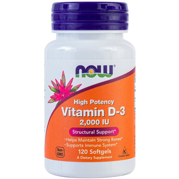 Vitamin D-3, 2000 IU - 120 softgels