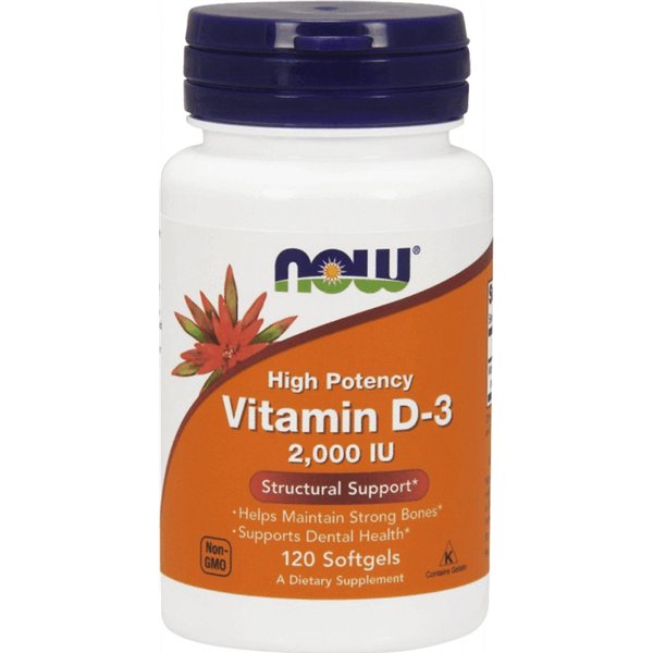 Vitamin D-3, 2000 IU - 120 softgels