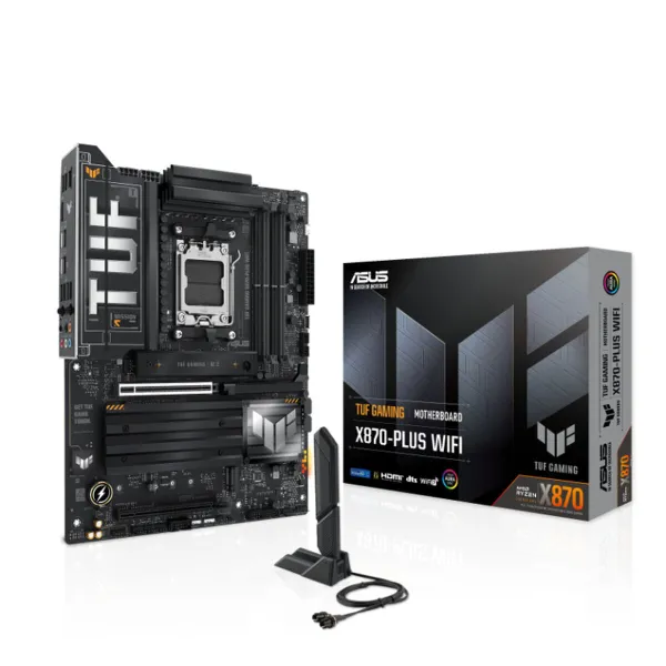 Pagrindinė plokštė Asus TUF GAMING X870-PLUS WIFI AMD AM5 AMD