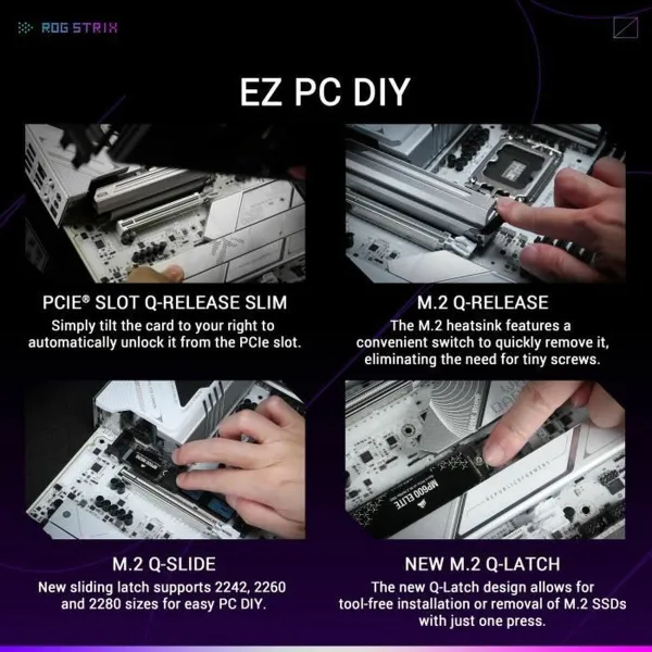 Pagrindinė plokštė Asus STRIX Z890-A GAMING WIFI LGA 1851
