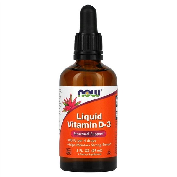 Vitamin D-3 Liquid, 400 IU - 59 ml.