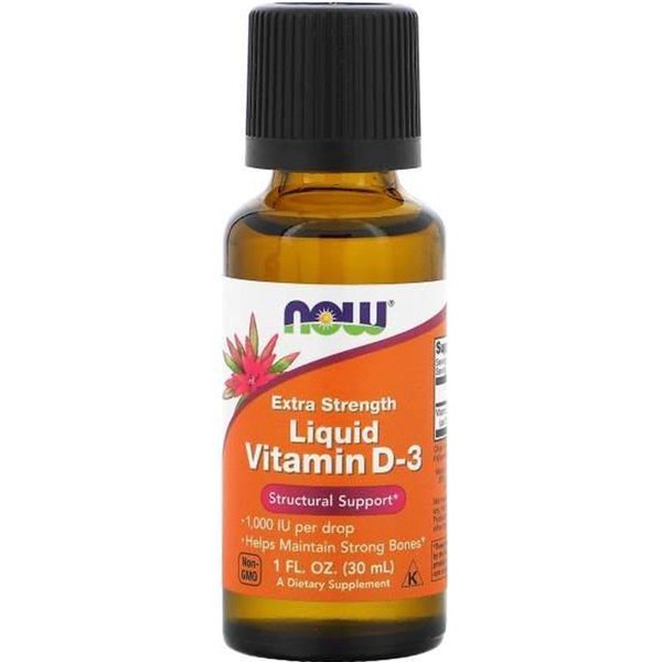 D-3 vitamīna šķidrums, 1000 SV (īpaši stiprs) - 30 ml.