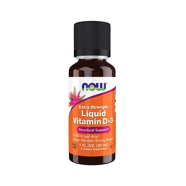 Vitamin D-3 Liquid, 1000 IU (Extra Strength) - 30 ml.