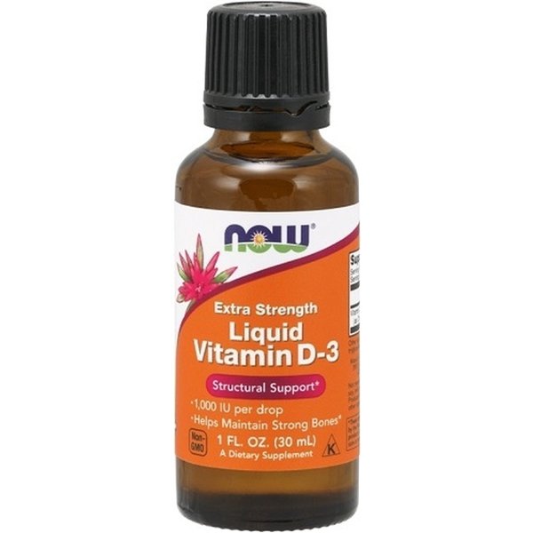 D-3-vitamiini nestemäinen, 1000 IU (Extra Vahva) - 30 ml.