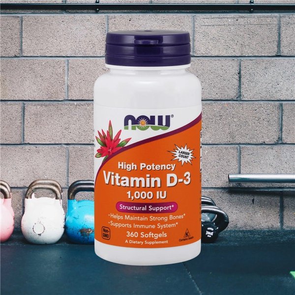 Vitamin D-3, 1000 IU - 360 softgels