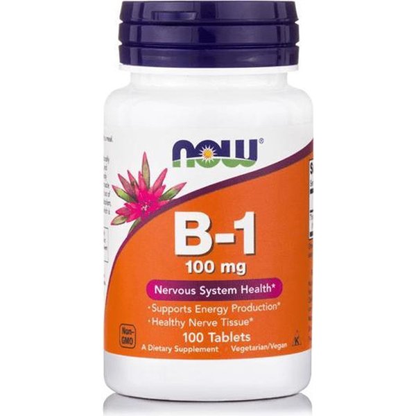 Vitaminas B-1 Tiaminas, 100 mg - 100 tablečių