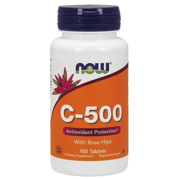 Vitamin C-500 with Rose Hips - 100 tablets