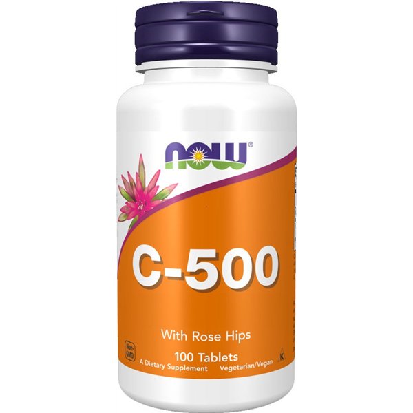 Vitamin C-500 with Rose Hips - 100 tablets