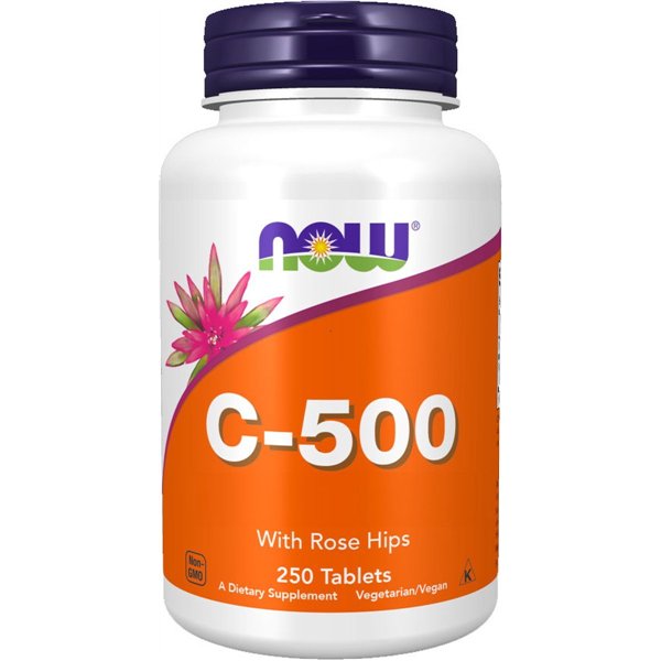 Vitamin C-500 with Rose Hips - 250 tablets