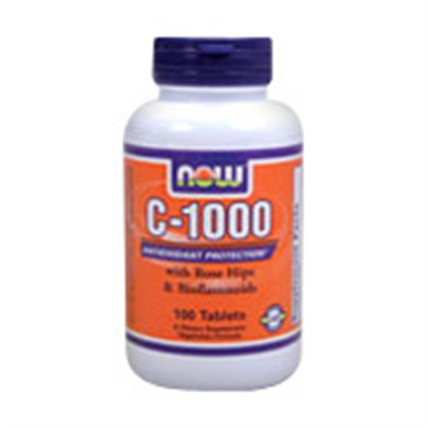Vitaminas C-1000 su erškėtuogėmis ir bioflavonoidais - 100 tablečių