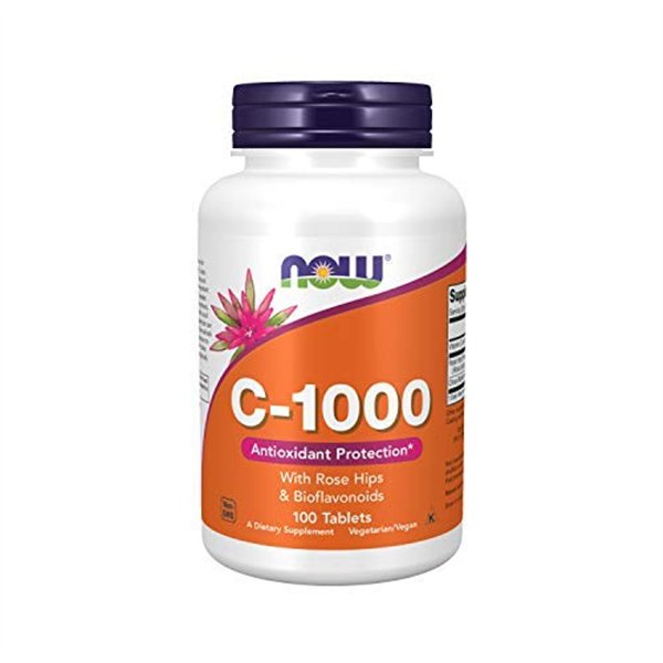 Vitamin C-1000 with Rose Hips & Bioflavonoids - 100 tablets