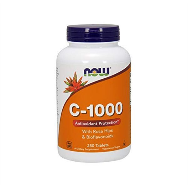 Vitamin C-1000 with Rose Hips & Bioflavonoids - 250 tablets