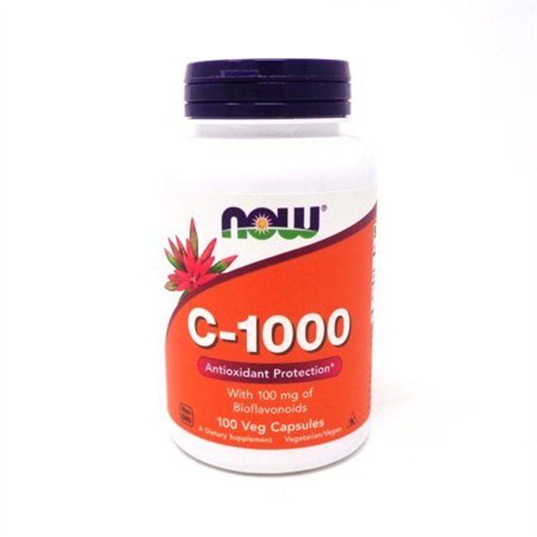 C vitamīns-1000 ar 100 mg bioflavonoīdiem - 100 v-kapsulas