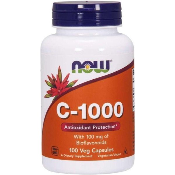 Vitaminas C-1000 su 100 mg bioflavonoidų - 100 v kapsulių