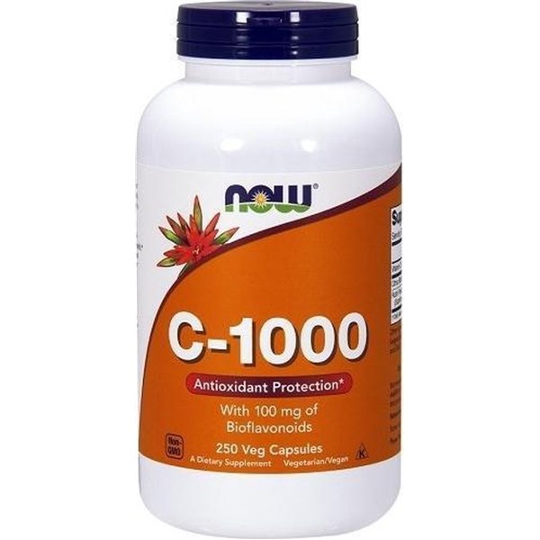 Vitaminas C-1000 su 100 mg bioflavonoidų - 250 v kapsulių