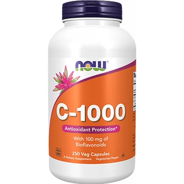 C vitamīns-1000 ar 100 mg bioflavonoīdiem - 250 v-kapsulas