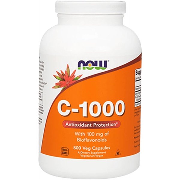 Vitaminas C-1000 su 100 mg bioflavonoidų - 500 v kapsulių