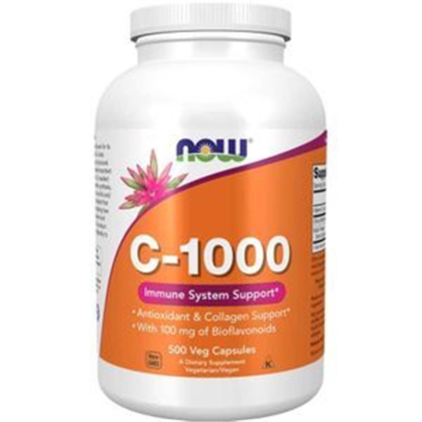 C-vitamiini-1000 ja 100 mg bioflavonoideja - 500 v-kapselia