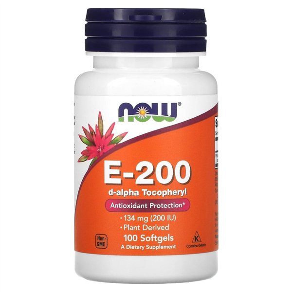 Vitamin E-200, Natural - 100 softgels