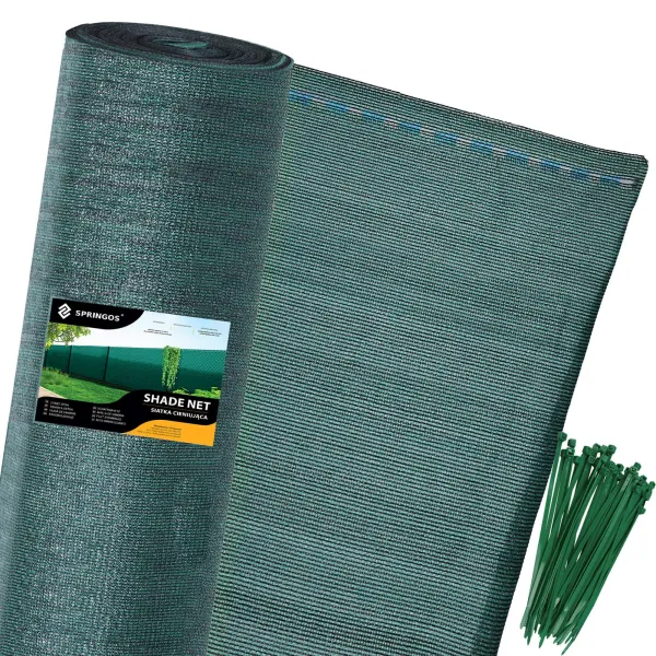 Ēnošanas tīkls Springos SN0039 185g/m2 1,5x10m zaļš