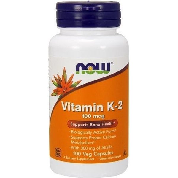 K-2 vitamīns, 100 mcg - 100 v kapsulas