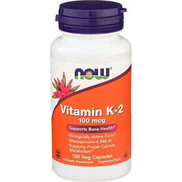 Vitaminas K-2, 100 mcg – 100 v kapsulių