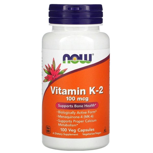 K-2 vitamīns, 100 mcg - 100 v kapsulas