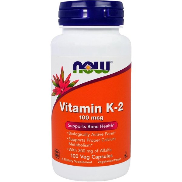 Vitaminas K-2, 100 mcg – 100 v kapsulių