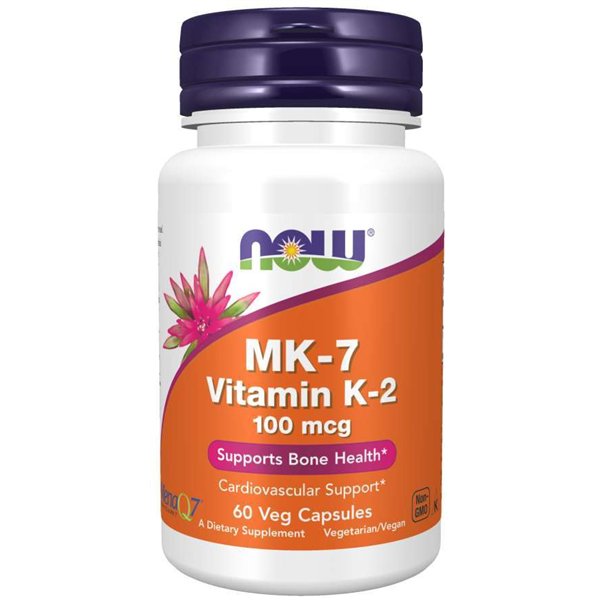 MK-7 Vitamin K-2, 100mcg - 60 vcaps