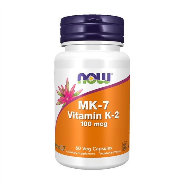 MK-7 Vitamin K-2, 100mcg - 60 vcaps