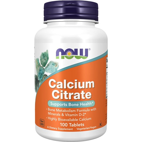 Calcium Citrate with Minerals & Vitamin D-2 - 100 tabs