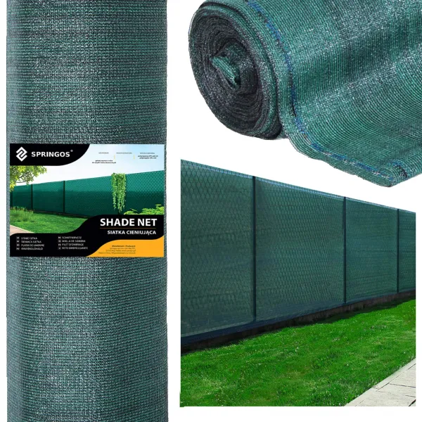 Ēnošanas tīkls Springos SN0039 185g/m2 1,5x10m zaļš