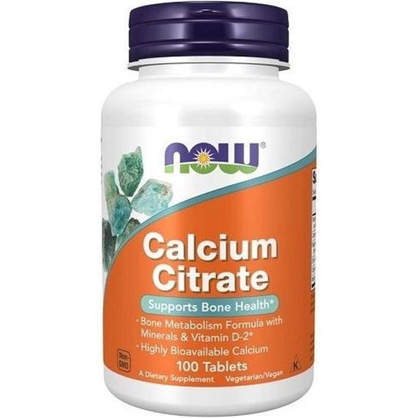 Calcium Citrate with Minerals & Vitamin D-2 - 100 tabs