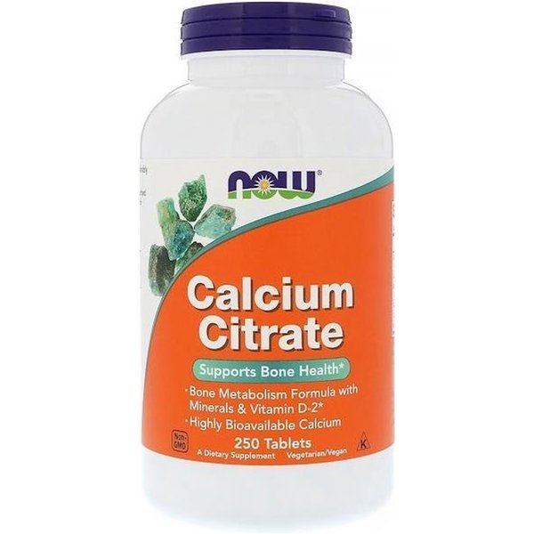 Calcium Citrate with Minerals & Vitamin D-2 - 250 tabs