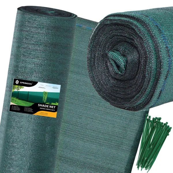 Ēnošanas tīkls Springos SN0039 185g/m2 1,5x10m zaļš