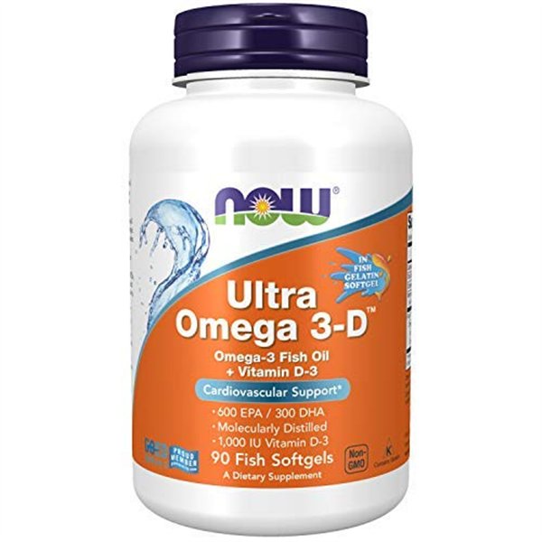 Ultra Omega 3-D D-3-vitamiinilla - 90 pehmeäkapselia