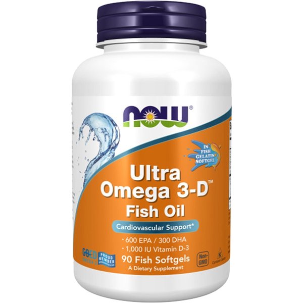 Ultra Omega 3-D с витамином D-3 - 90 мягких капсул
